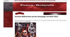Desktop Screenshot of peters-bodytalk.de